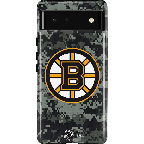 NHL Boston Bruins Camo Pixel Cases