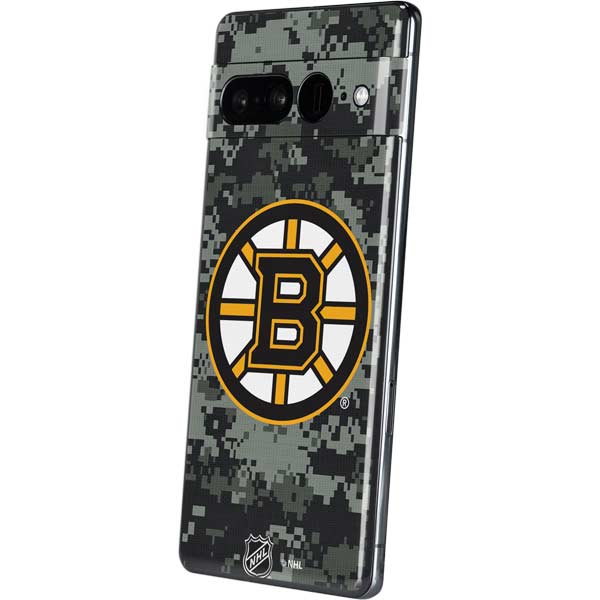 NHL Boston Bruins Camo Google Pixel 7 Pro Skin