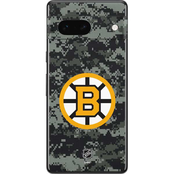 NHL Boston Bruins Camo Google Pixel 7 Skin