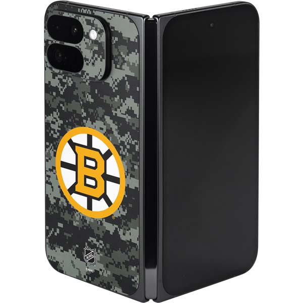 NHL Boston Bruins Camo Google Pixel 9 Pro Fold Skin