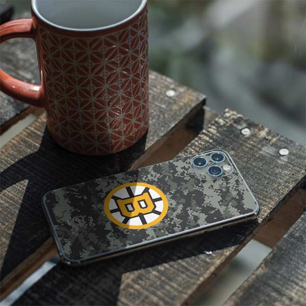 NHL Boston Bruins Camo iPhone 11 Pro Max Skin