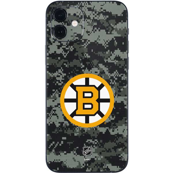 NHL Boston Bruins Camo iPhone 12 Skin