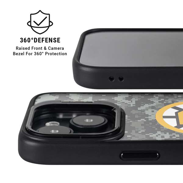 NHL Boston Bruins Camo iPhone 15 Kickstand Case