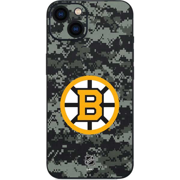 NHL Boston Bruins Camo iPhone 15 Skin