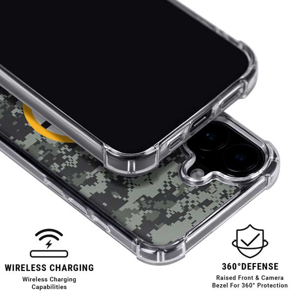 NHL Boston Bruins Camo iPhone 16 MagSafe Case