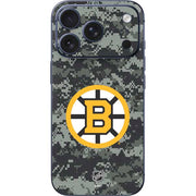 NHL Boston Bruins Camo iPhone 17 Pro Skin