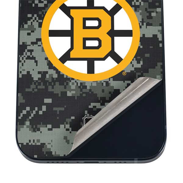NHL Boston Bruins Camo iPhone 17 Pro Skin