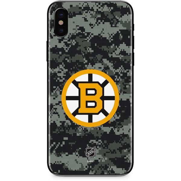 NHL Boston Bruins Camo iPhone XS Max Skin