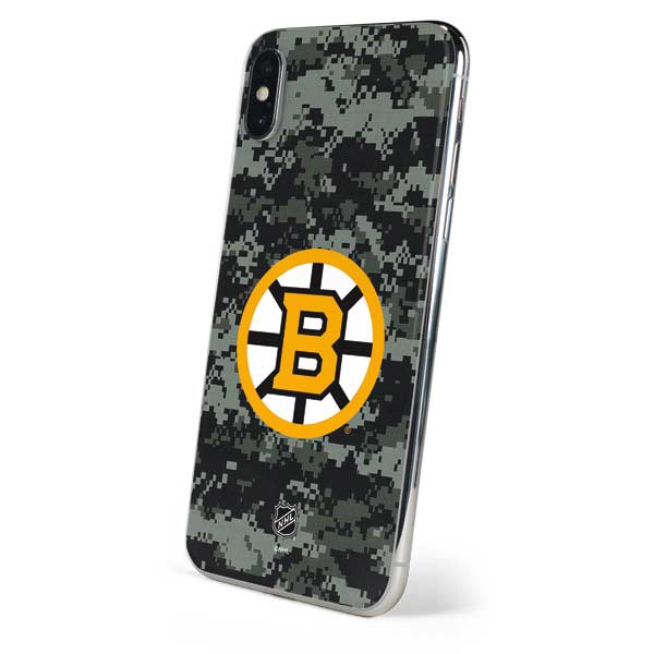 NHL Boston Bruins Camo iPhone XS Max Skin
