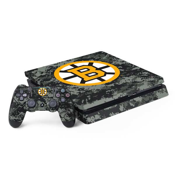 NHL Boston Bruins Camo PS4 Slim Bundle Skin