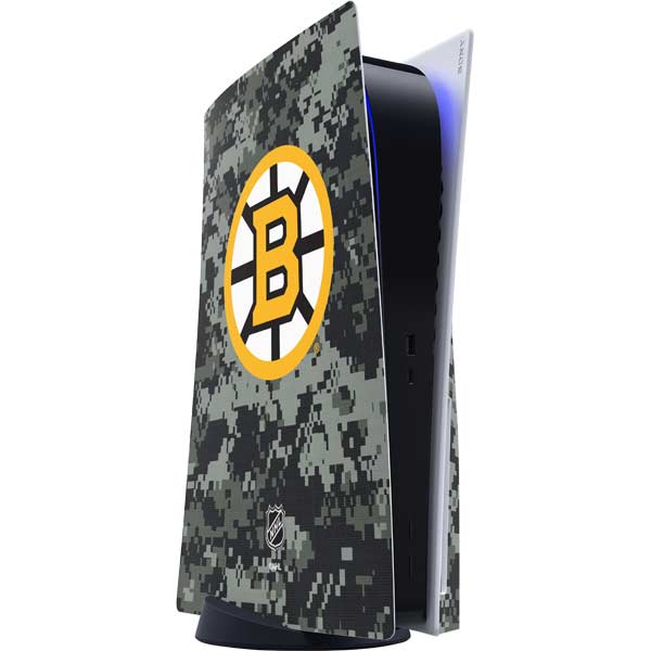 NHL Boston Bruins Camo PS5 Console Skin