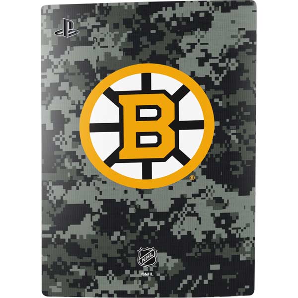 NHL Boston Bruins Camo PS5 Console Skin