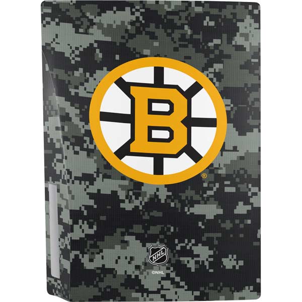 NHL Boston Bruins Camo PS5 Console Skin