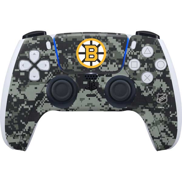 NHL Boston Bruins Camo PS5 Controller Skin