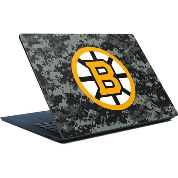 NHL Boston Bruins Camo Surface Laptop Skin