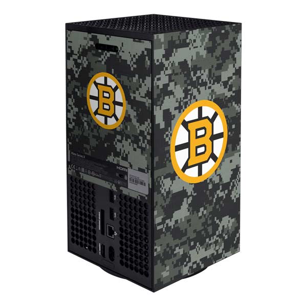 NHL Boston Bruins Camo Xbox Series X Bundle Skin