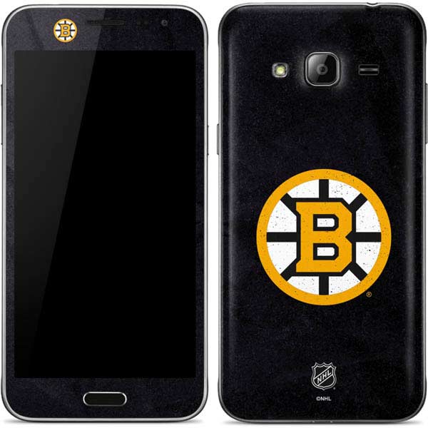 NHL Boston Bruins Distressed Galaxy J3 Skin