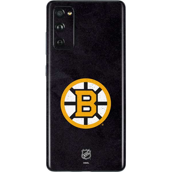 NHL Boston Bruins Distressed Galaxy S20 Fan Edition Skin