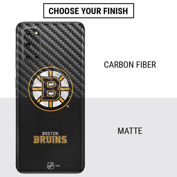 NHL Boston Bruins Distressed Galaxy S20 Skin