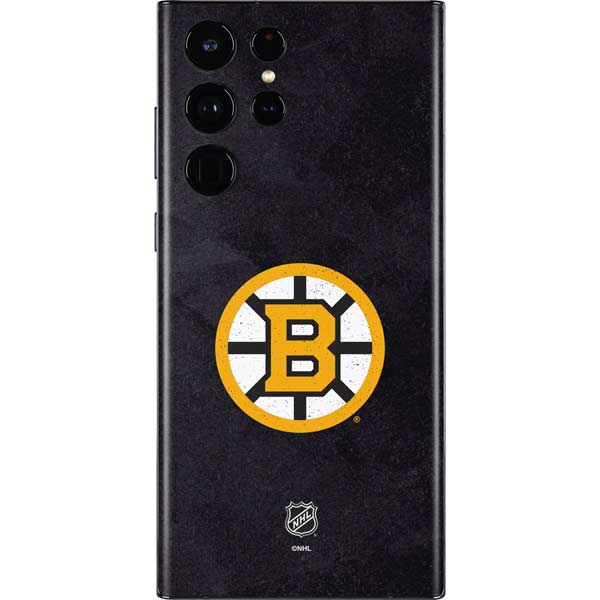 NHL Boston Bruins Distressed Galaxy S22 Ultra Skin