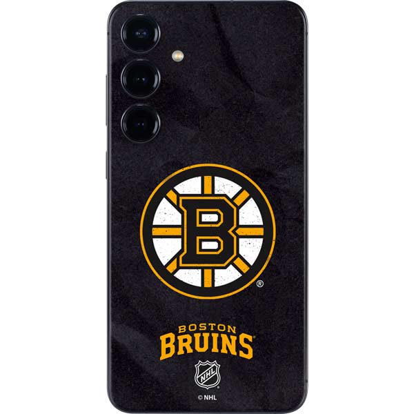 NHL Boston Bruins Distressed Galaxy S25 Skin