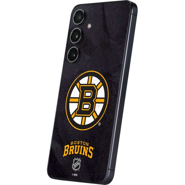 NHL Boston Bruins Distressed Galaxy S25 Skin
