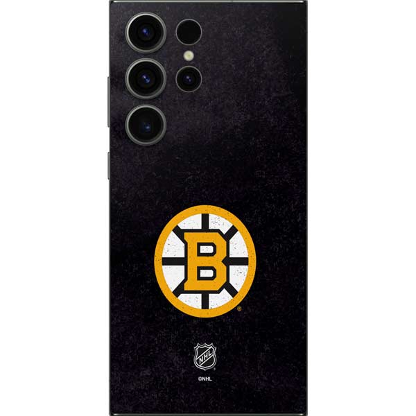 NHL Boston Bruins Distressed Galaxy S24 Ultra Skin