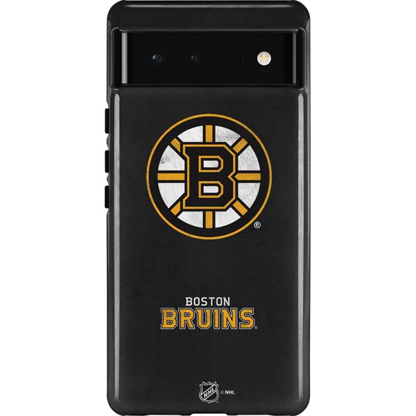 NHL Boston Bruins Distressed Pixel Cases