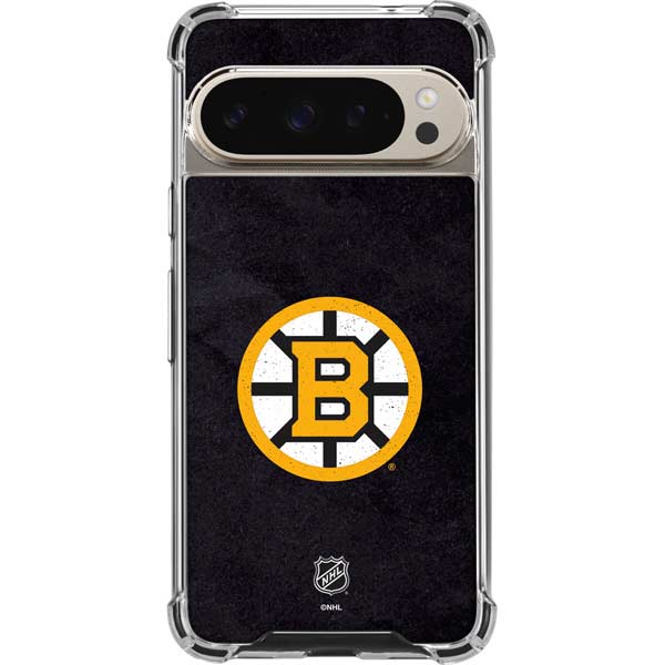 NHL Boston Bruins Distressed Google Pixel 9 Pro XL Clear Case