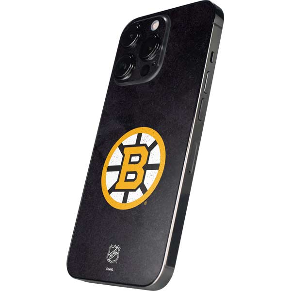NHL Boston Bruins Distressed iPhone 15 Pro Skin