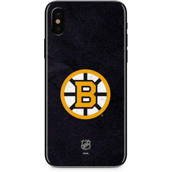 NHL Boston Bruins Distressed iPhone XS Max Skin