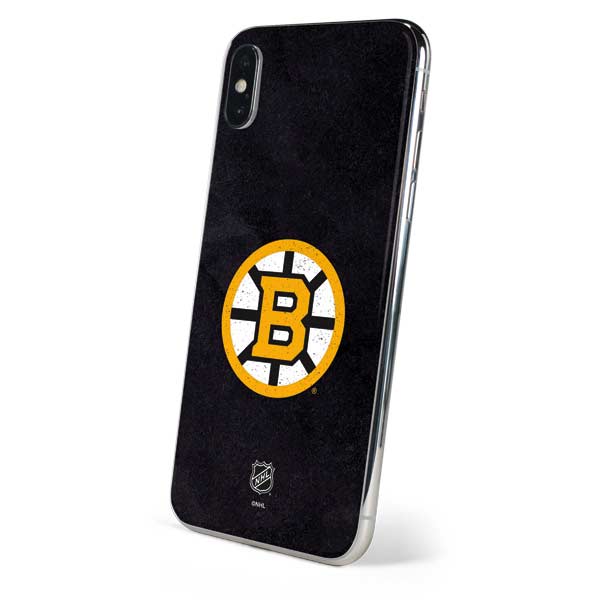 NHL Boston Bruins Distressed iPhone XS Max Skin
