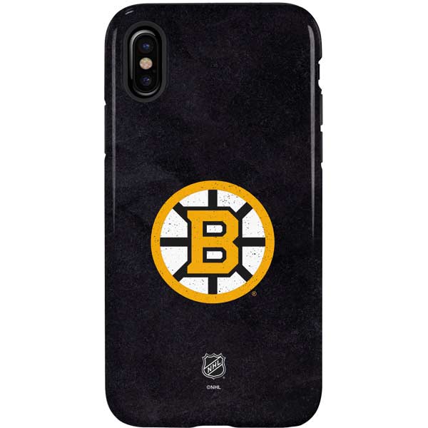 NHL Boston Bruins Distressed iPhone XS Pro Case