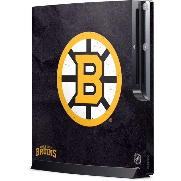 NHL Boston Bruins Distressed Playstation 3 & PS3 Slim Skin