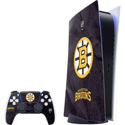 NHL Boston Bruins Distressed PS5 Bundle Skin