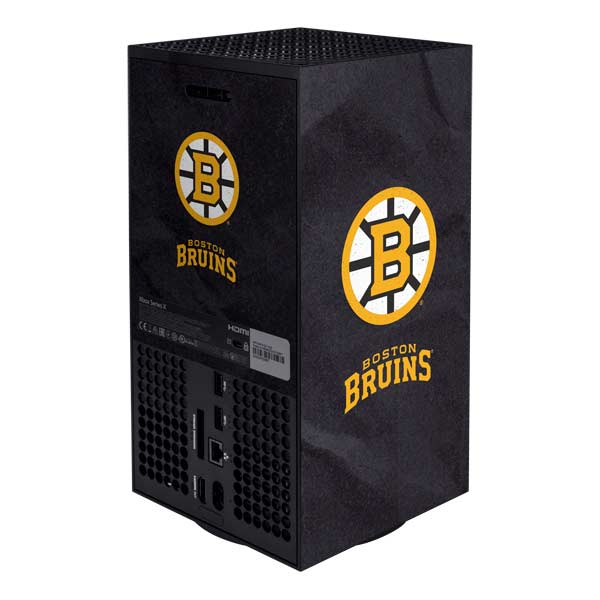 NHL Boston Bruins Distressed Xbox Series X Bundle Skin