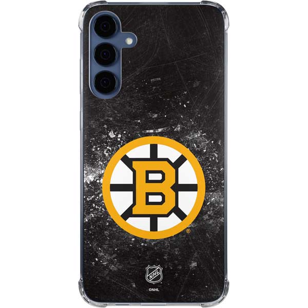NHL Boston Bruins Iced Galaxy A35 5G Clear Case