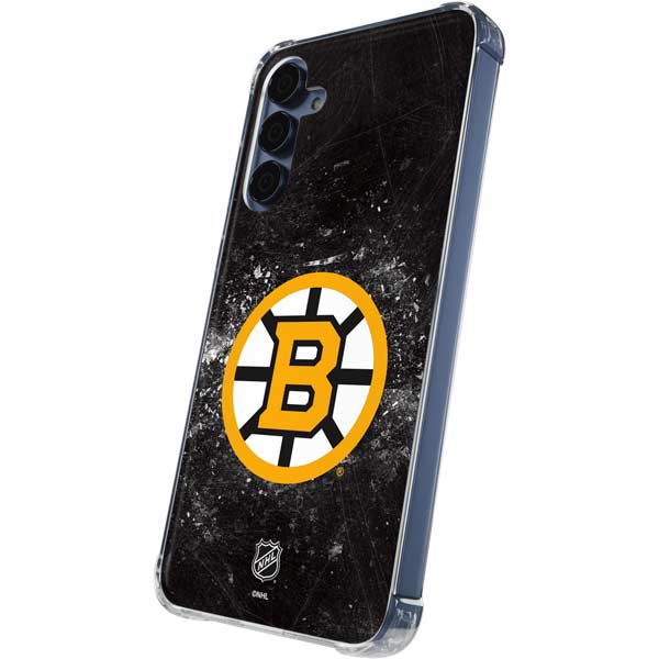 NHL Boston Bruins Iced Galaxy A35 5G Clear Case
