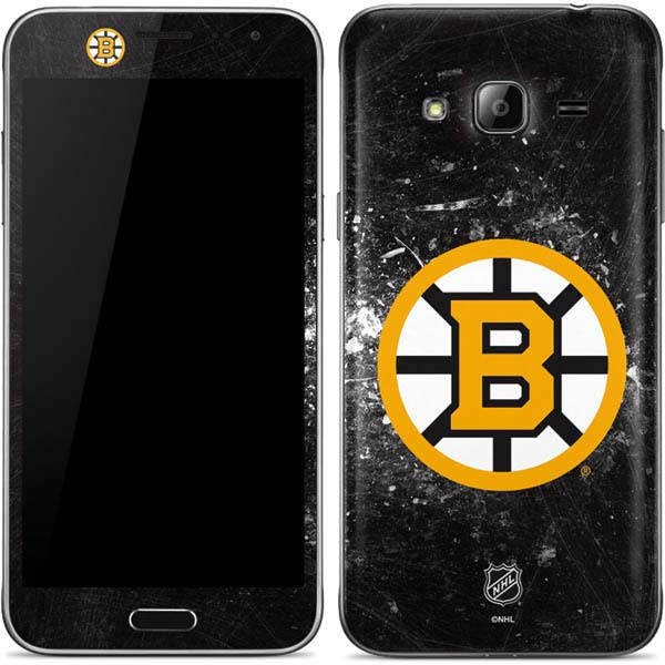 NHL Boston Bruins Iced Galaxy J3 Skin