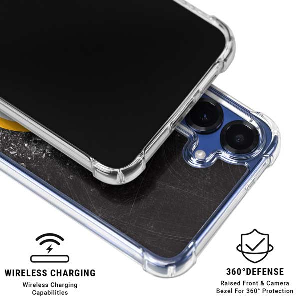 NHL Boston Bruins Iced Galaxy S25 Plus Clear Case