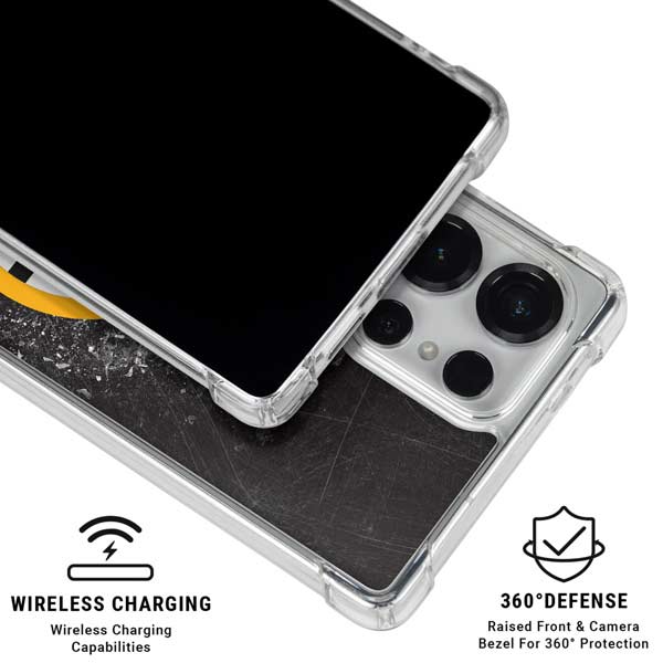 NHL Boston Bruins Iced Galaxy S25 Ultra Clear Case