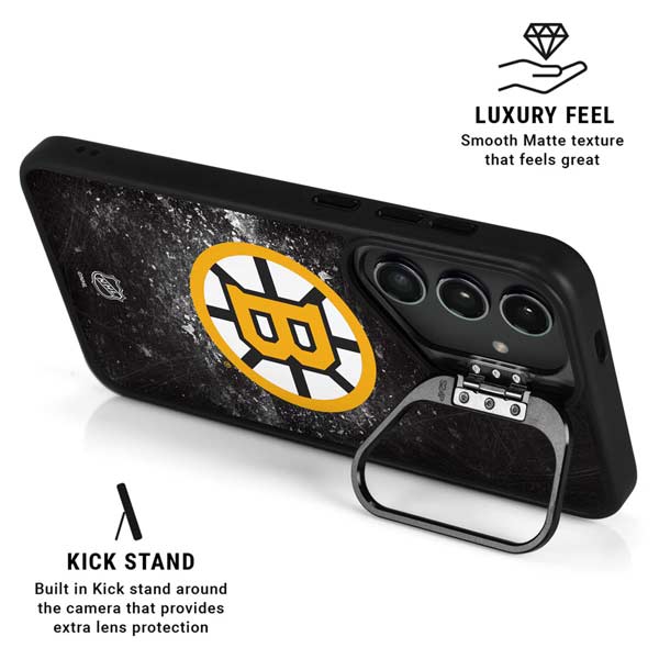 NHL Boston Bruins Iced Galaxy S26 Kickstand Case