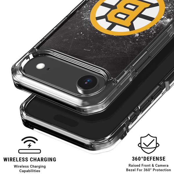 NHL Boston Bruins Iced iPhone 17 Air Clear Case