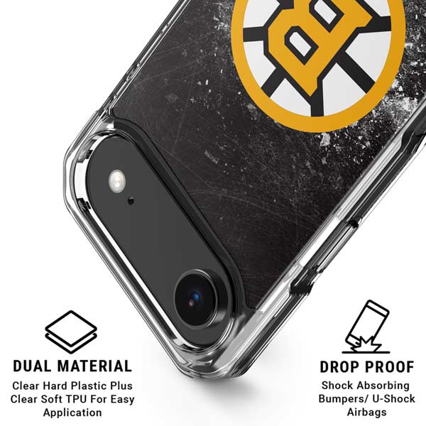 NHL Boston Bruins Iced iPhone 17 Air Clear Case