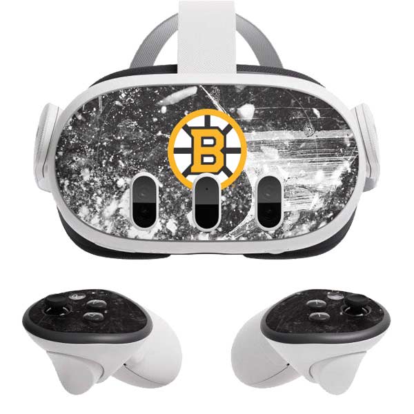NHL Boston Bruins Iced Meta Quest 3  Skin