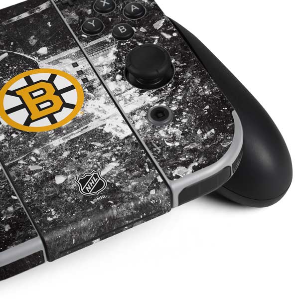 NHL Boston Bruins Iced Nintendo Switch OLED (2021) Skin