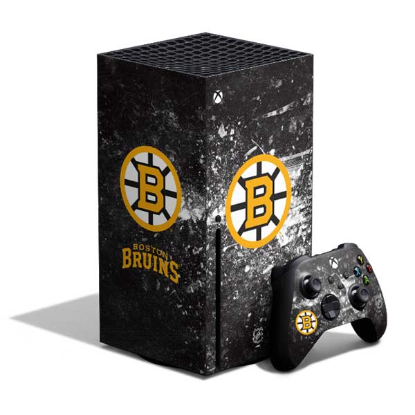 NHL Boston Bruins Iced Xbox Series X Bundle Skin