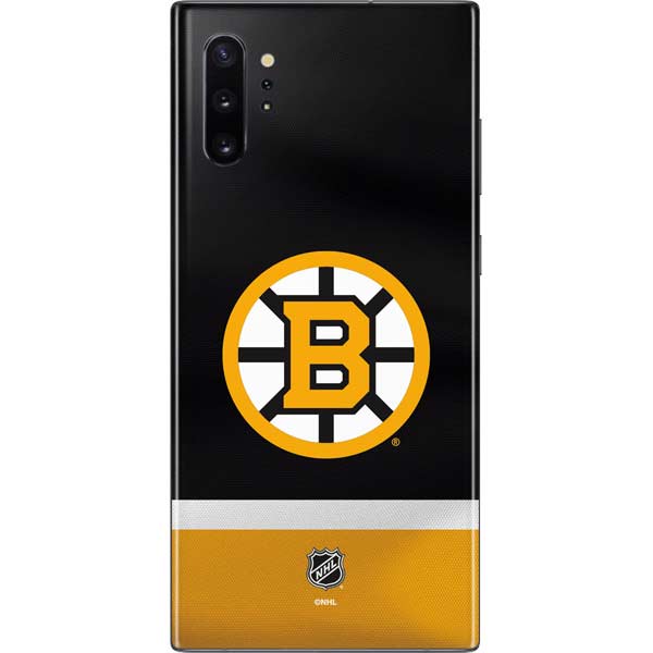 NHL Boston Bruins Jersey Galaxy Note 10 Plus Skin