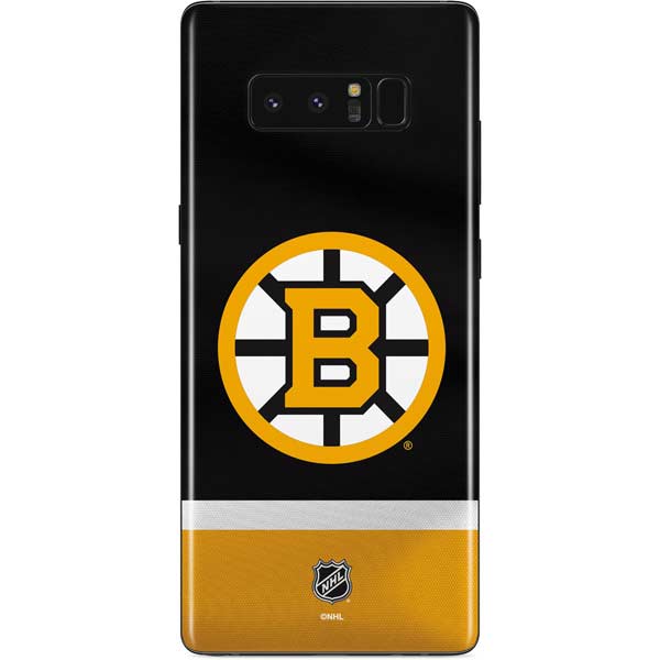 NHL Boston Bruins Jersey Galaxy Note 8 Skin