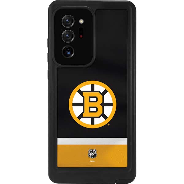 NHL Boston Bruins Jersey Galaxy Note20 Ultra 5G Waterproof Case